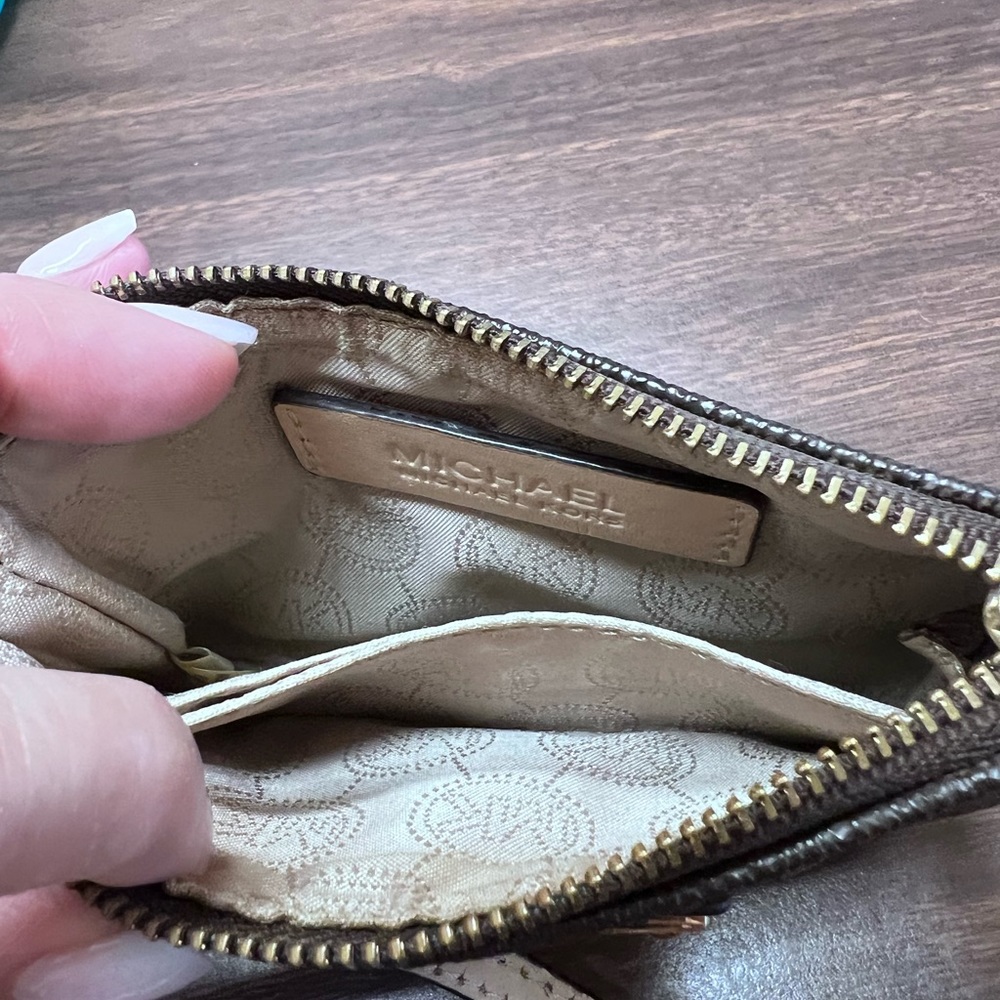 Change purse with card holder